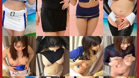 STVF-057 Amateur Panchira In Home Photo Session Vol.057 [Lust] 4 Working Elder Sister Cosplay Girls Falling In Love With Pheromone-Drifting Sweaty Beautiful Breasts And Sweaty Pants!