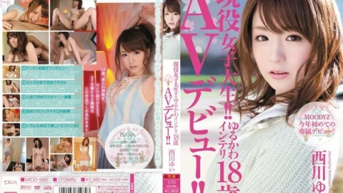 MIDD-969 Active female college student! !! Yurukawa Intelli 18 years old AV debut! !! Yui Nishikawa