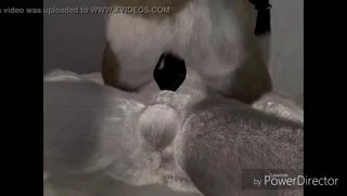 Anime monster shoves his big cock inside a cute thing