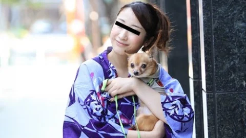 10MUSUME-082423-01 10musume-082423_01 — Pick up a dog-loving yukata beauty while walking your dog!