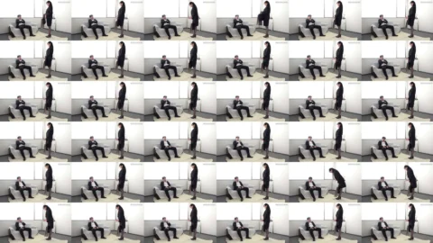 [UNCENSORED-LEAK] HALT-075 A new graduate office lady in pantyhose kneels down and apologizes for her boss’s mistake at a client’s workplace, but the man can’t resist her steamy ass and screws his big dick in from behind! Even though she re