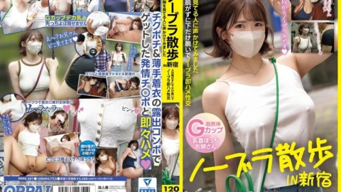 [UNCENSORED-LEAK] PPPE-287 No-bra walk in Shinjuku I called out to people looking at my breasts I took off only my bottoms without taking off my top and had no-bra instant sex