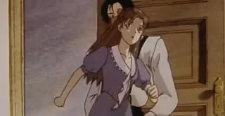 Lesbian hentai teen schoolgirls taste each other