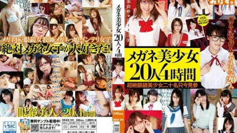 OKAX-101 20 Glasses Beautiful Girls 4 Hours