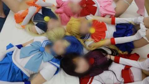 FC2-PPV-1848004 [Big orgy with Sailor Moon] 6P instead of the moon! Punishment of virgin kun’s cock in a dream situation, multiple blowjobs, raw squirrel, vaginal cum shot, Anikos harem