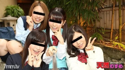 10MUSUME-010916-01 10musume-010916_01 — Jk Uniform Hot Spring Amateur Girls Orgy Part 2